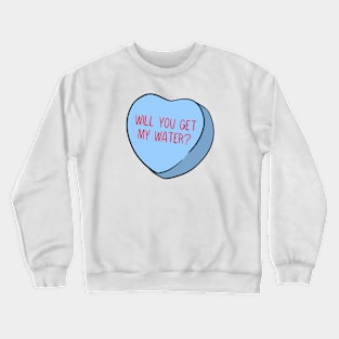 Funny Candy Heart Water Crewneck Sweatshirt